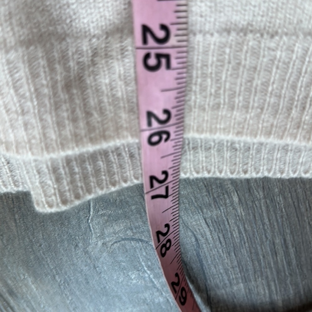 ATM sweater soft peach size large 100% cashmere soft girl - Picture 10 of 13